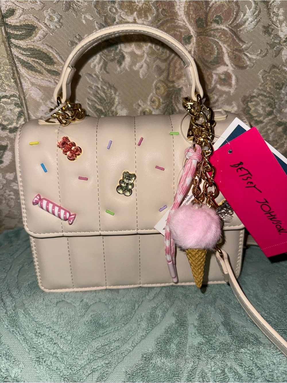 NWT BETSEY JOHNSON CANDY AND GUMMY BEAR HANDBAG